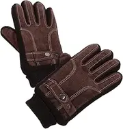 WEKADRIN 1 Pair Winter Cycling Gloves for Men and Women Windproof Touchscreen Riding Gloves with Enhanced Warmth Classic Design for Cold Weather Activities