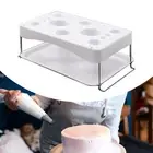Piping Bag Stand Cake Nozzle Tip Shelf Rack Cake Decoration Tool Kitchen