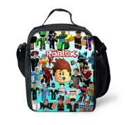 Roblox Kids Insulated Lunch Box Bag For Boys & Girls, Reusable Lunch Box For Picnic School, Ideal For Hot Or Cold Snacks & Bento Boxes A