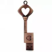 16GB Novelty Copper Metal Key Model USB Flash Drive Memory Pen Stick Gifts