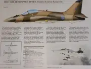 British Aerospace Hawk Aircraft Picture Out of Print Article Sheet Wall Art