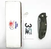 Hinderer /XM-18 3.5" /Warthog Scale - OD Green & Black /20CV Slicer