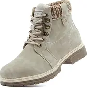 [ANJOUFEMME] Outdoor Winter Snow Boots For Women - Womens Work Hiking Ankle Boots Waterproof Lightweight Backpacking Walking Trekking Hiking Shoes