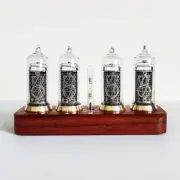 Former Soviet Union IN14 4-Digit Nixie Tube Clock Vintage w/Bluetooth Control