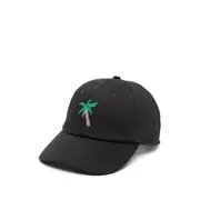 [Alberto Bresci X Beefbar] Alberto Bresci X Beefbar Palm Tree-embroidery Baseball Cap ONE SIZE BLACK