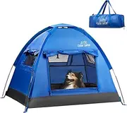 Canine Canyon Luna Portable Dog Tent, Indoor/Outdoor Dog House for Camping, Waterproof Cat and Dog Tents with Zippered Door and Mesh Windows for Airflow and Ventilation for Beach, Backyard