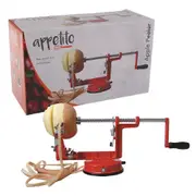 Appetito Red Apple Peeler & Corer with Suction Base