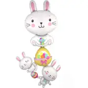 SuperShape Giant Easter Multi-Balloon Bunny Stacker