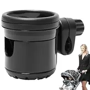 Wheelchair Cup Holder,2-in-1 Scooter Drink Cup Holder | Multipurpose Wheelchair Accessories, Bottle Bracket for Walking Traveling