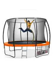 [Kahuna] 10 Ft Trampoline Outdoor Round Spring Mad Mat Net Ladder
