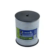 Nemtek 500m White MIX 20mm Electric Fence Poly Tape