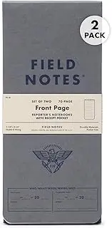 Field Notes Front Page 2-Pack of Reporter's Notebooks