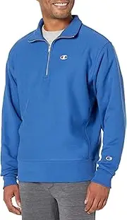 [Champion] Men's Reverse Weave Quarter Zip Fleece Pullover