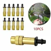 Misting Nozzles Sprinklers Spray Nozzle Adjustable Air Temperature Copper