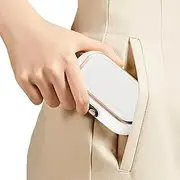 USB Hand Warmers - Digital Display Heating Device, Portable Pocket Warmer | Rechargeable Trendy Electroplating Edge Design Compact Heater, Perfect Cold-Weather for Winter, Holiday Season Use