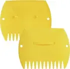 Gardenhome Garden and Yard Leaf Scoops/Hand Rakes with Adjustable Handles - Larg