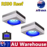 2PCS PopBloom RS90 Reef Led Aquarium Light Full Spectrum For Coral Marine Tank