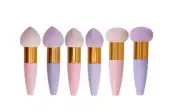 Sassy+Chic Makeup Blender Sponge with Handle, 4x1.25-in. (set of 36)