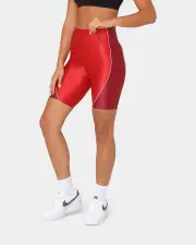 [JORDAN] Jordan Women's Essentials Mid-rise Bike Shorts Varsity Red - Size 8 (S) 8 (S) Varsity Red