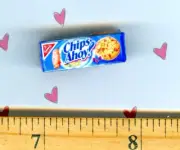 Dollhouse Miniature size Chocolate Chip Cookie Box