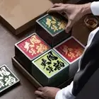 Chinese Style Tea Packaging Box Tinplate Snack Storage Box Cookie Jar Kitchen