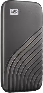Western Digital 4TB My Passport Portable SSD with NVMe Technology, USB-C, Read Speeds of up to 1050MB/s and Write Speeds of up to 1000MB/s. Works with PC, Xbox, PlayStation - Space Grey