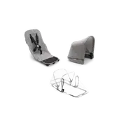 Bugaboo Donkey 2 duo fabric set complete Mineral collection light grey mélange
