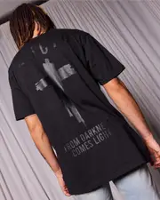 [Lucid] Lucid Men's Shrine T-Shirt in Black Size XL XL Black