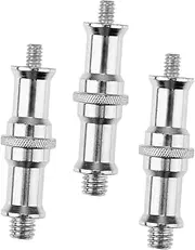 STOBOK Adapter Set 3pcs 1/4 to 3/8 Screw Adaptor for Flash Light Stands and Photo Gear