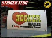 1/10 SCALE HOOKERS HEADERS HOLLEY GARAGE WORK SHOP BANNER SUIT RC RC4WD RC TRUCK