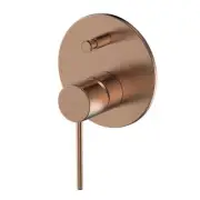 Greens Lustro Pull-Down Sink Mixer-Brushed Copper-18403598