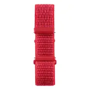 For Fitbit Versa / Versa 2 Nylon Watchband with Hook and Loop Fastener(Red)