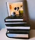 Spells And Potion Books Skull Cookie Jar Container Happy Halloween Fast Ship