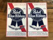 PBR PABST BLUE RIBBON Beer 2 Pack! ~ NEW ~ STICKER 3 1/4" X 5 1/2" Decal