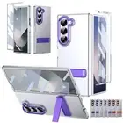 For Samsung Z Fold 6 5 4 3 New Stand Shockproof Protection Case+Screen Protector