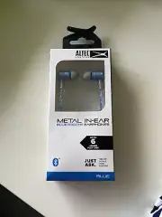 Altec Lansing Bluetooth In-Ear Metal Earphones With Voice Assistant New
