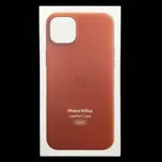 Genuine Original Apple iPhone 14 Plus Leather MagSafe Case - Umber MPPD3ZM/A