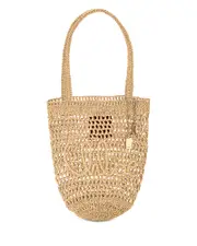 Chloe Summer Banana Raffia Small Tote