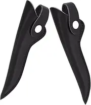 Leather Scissor Cover Bag 2pcs Shear Holder Case for Professional Hair Stylist Barber Salon Scissor Protective Sheaths