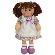 Hopscotch Lovely Soft Rag Doll ELIZABETH Girl Dressed Doll Large 35cm