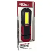 Hyper Tough 350-LUMEN RECHARGEABLE LED WORK LIGHT Magnet Pivoting FLASHLIGHT USB