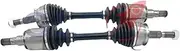 Pair Front CV Joint Drive Shaft For Nissan Navara D40 4CYL & V6 2005-2015