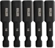 Hex 10mm Impact Driver Bit - Railer Allen Wrench Drill Hex Bits. 1/4 Quick Re...