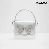 在飛比找momo購物網優惠-【ALDO】FLEURI-水鑽蝴蝶手拿包-女包(銀色)