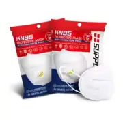KN95 Face Mask with Exhalation Valve for Protection against PM2.5 Dust, (10-Pack