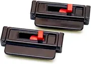 Shoulder Belt Tension Adjuster (Universal 2-pk) - Relieves Irritation Prevents Sense of Choking While Driving or Riding in Cars - Slide Lock and Go
