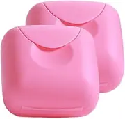 HOODANCOS 2Pcs Portable Storage Box Reusable Tampon Holder Organizer to Clean Container for Cups Travel Friendly Dustproof Design