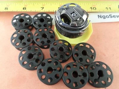 YAMATA 5318 JUKI DU-141 CONSEW 205RB LARGE ROTARY HOOK+BOBBIN CASE+10 BOBBINS