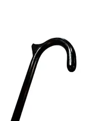 Black Walking Cane Men Women Mobility Palm Rest Hickory Masters LuxCane USA C7