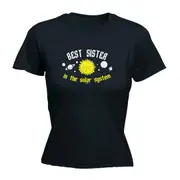 Best Sister Solar System - Funny Novelty Womens T-Shirt T Shirt Tshirt